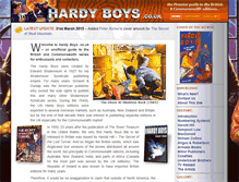 Tablet Screenshot of hardyboys.co.uk