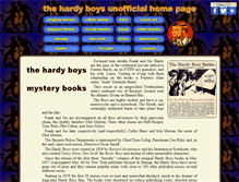 Tablet Screenshot of hardyboys.us